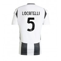 Moški Nogometni dresi Juventus Manuel Locatelli #5 Domači 2024-25 Kratek Rokav